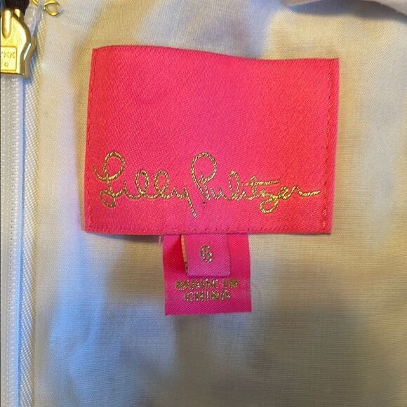 Lilly Pulitzer Mila Shift Dress in Turtley Awesome Blue Peri - Picture 6 of 7